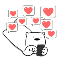 gif love selfie